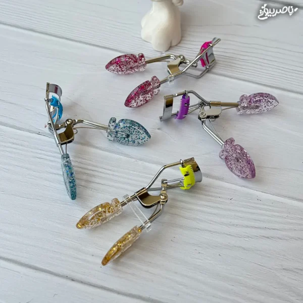 فرمژه دستی استیل رنگی شانه دار