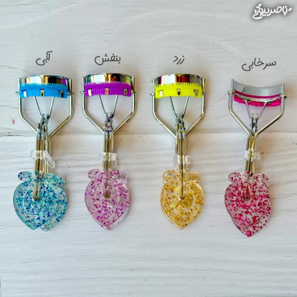 فرمژه دستی استیل رنگی شانه دار
