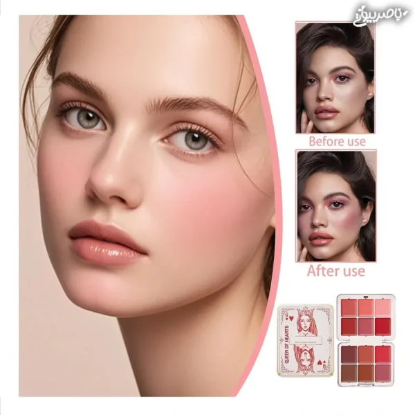پالت رژ لب 12 رنگ Carla Secret – Queen of Hearts