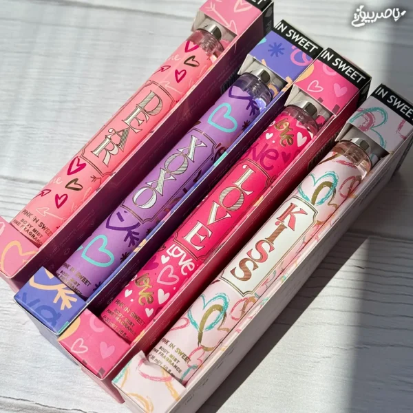 ست دو تکه لوسیون و ادکلن قلمی Pink in Sweet
