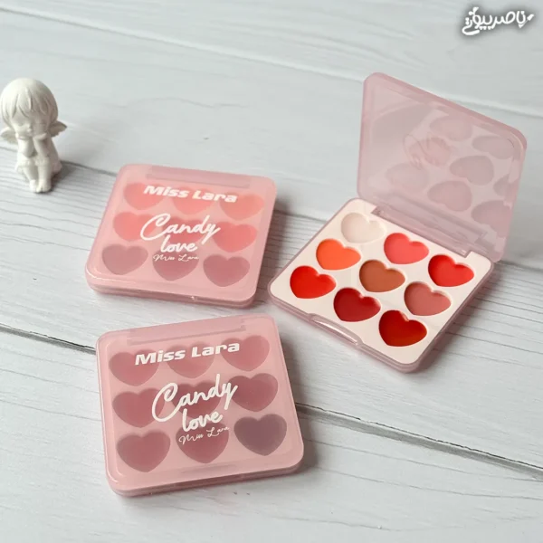 پالت رژ جامد آبنباتی Miss Lara Candy Love