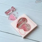 پک روغن لب و بالم لب قلبی Gege Bear