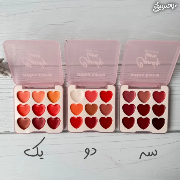 پالت رژ جامد آبنباتی Miss Lara Candy Love