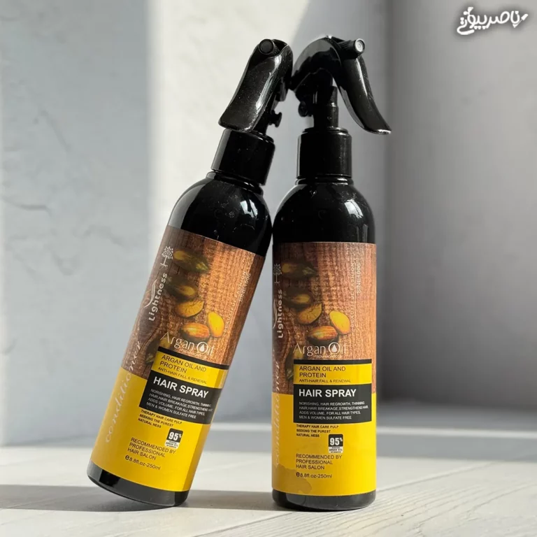 اسپری دوفاز مو لایتنس حاوی روغن آرگان