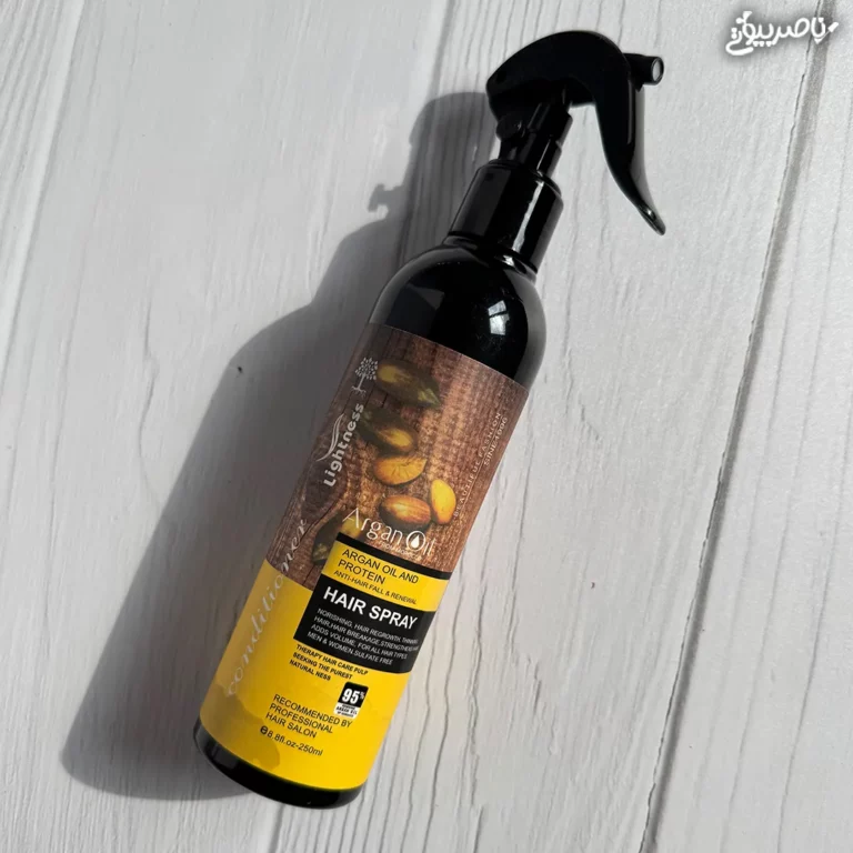 اسپری دوفاز مو لایتنس حاوی روغن آرگان