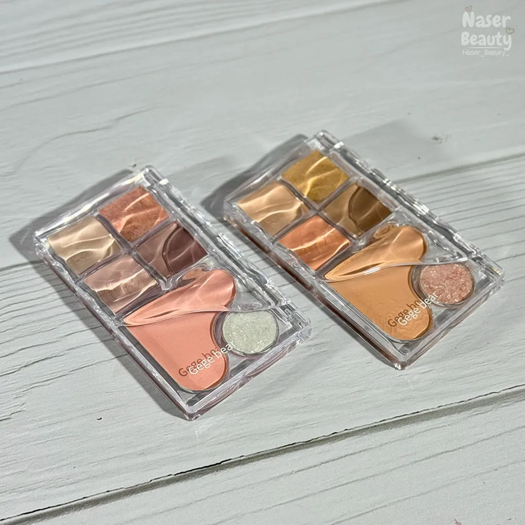 1 پالت سایه و هایلایتر Gege Bear