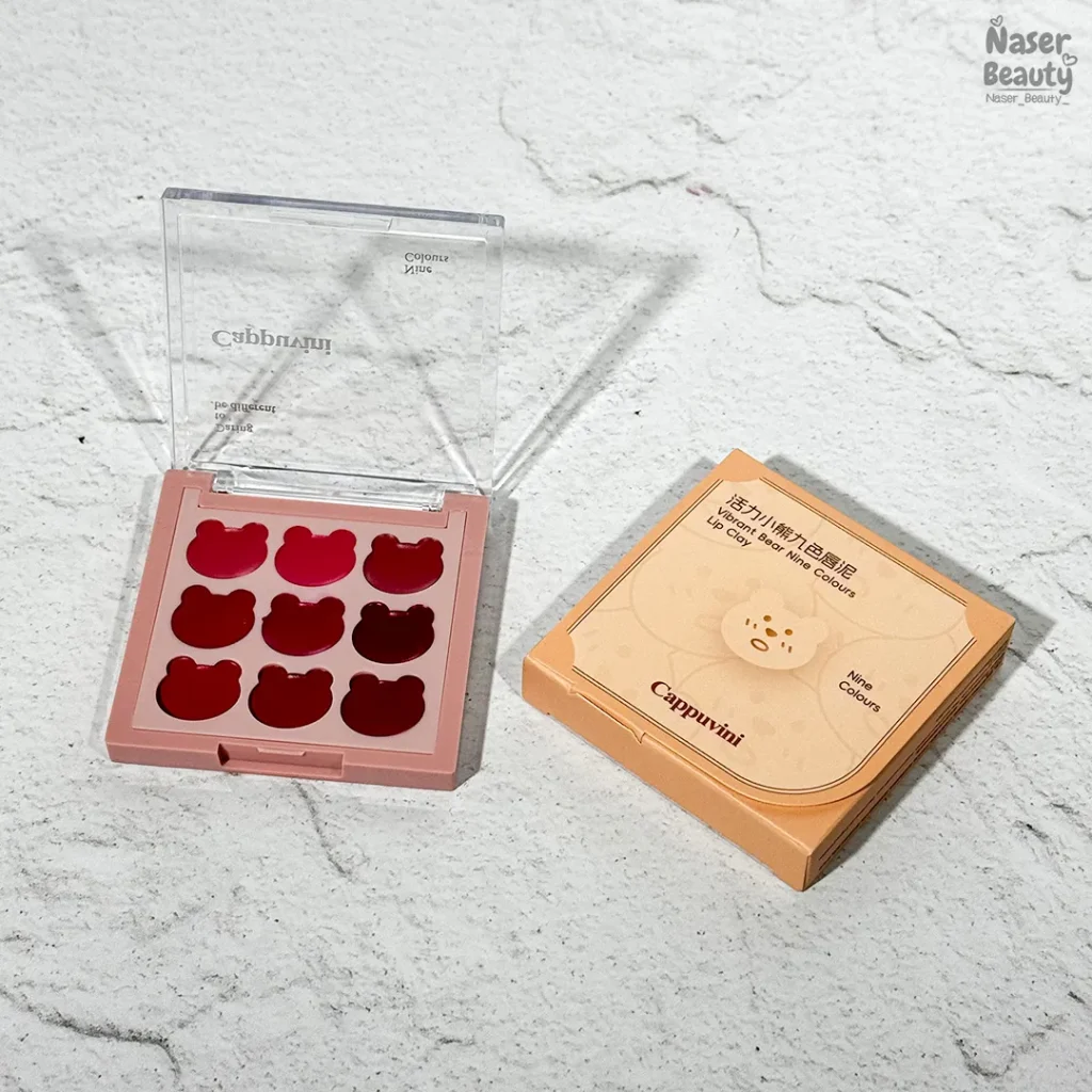 پالت رژلب ۹ رنگ خرسی Fantasy Bear