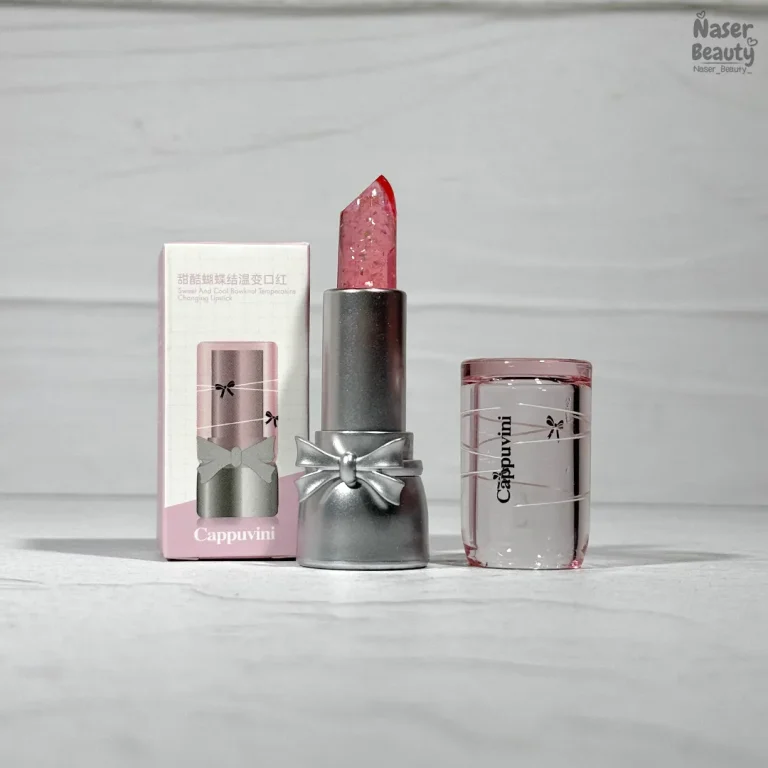 رژ لب حرارتی کریستالی Cappuvini طرح پاپیون